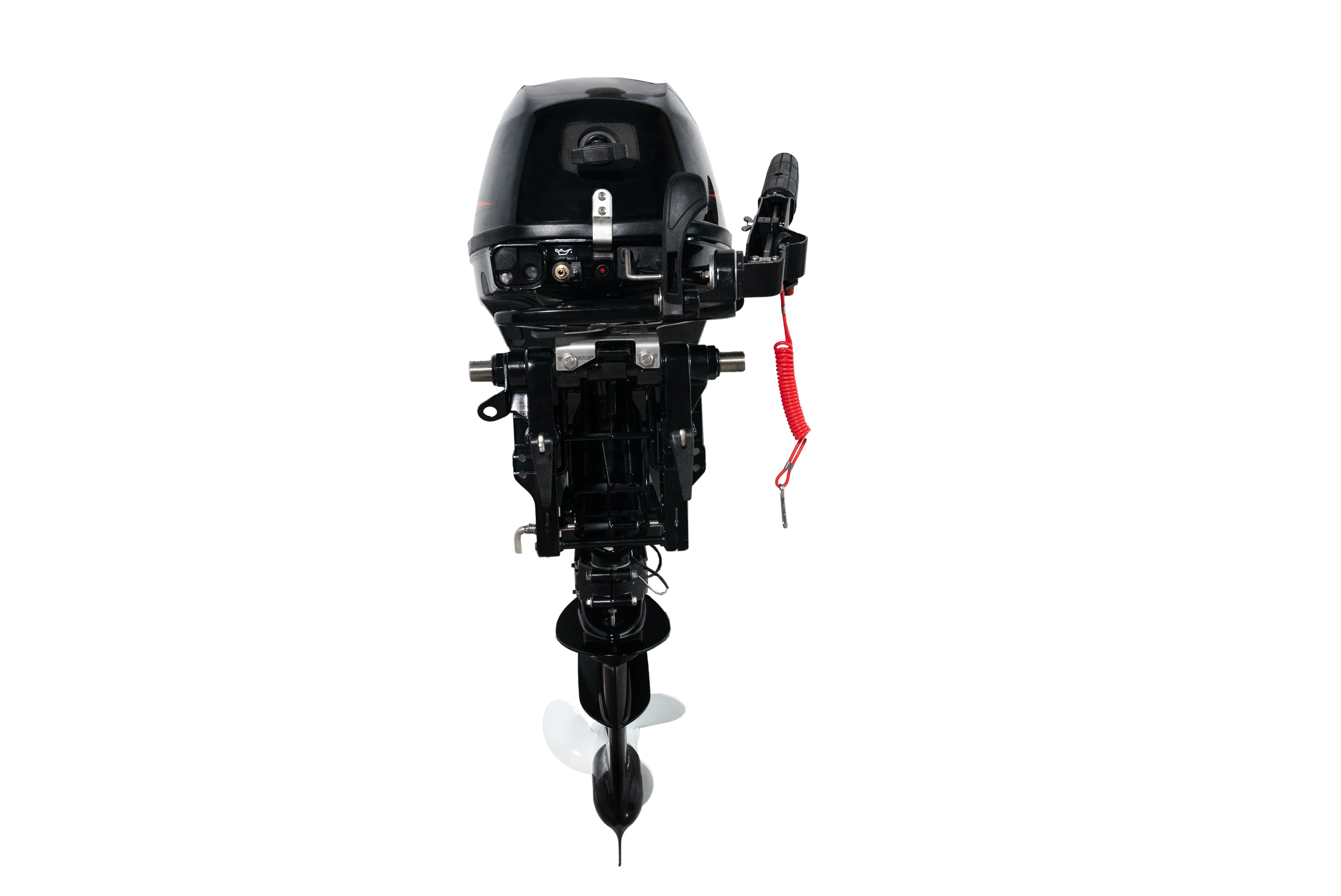 F9.9 Aiqidi Outboard Motor Electric Start Tiller Control Short Shaft