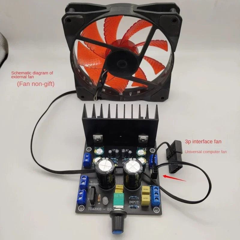 SOTAMIA TDA2003 เครื่องขยายเสียงโฮมเธียเตอร์ขนาดกลาง 2 ช่องไฮไฟสเตอริโอมินิแอมป์ 2X10W ลําโพงเสียงเครื่องขยายเสียง Amplificador
