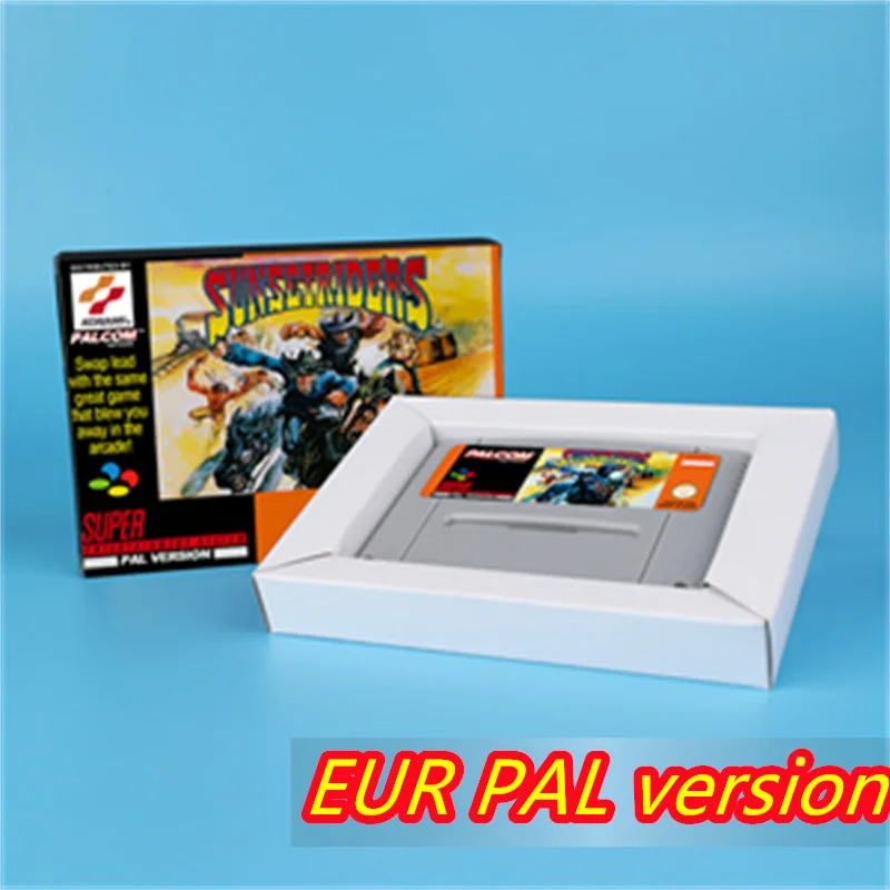 لراكبي الغروب 16bit لعبة بطاقة ل EUR PAL نسخة SNES لعبة فيديو وحدة التحكم #1