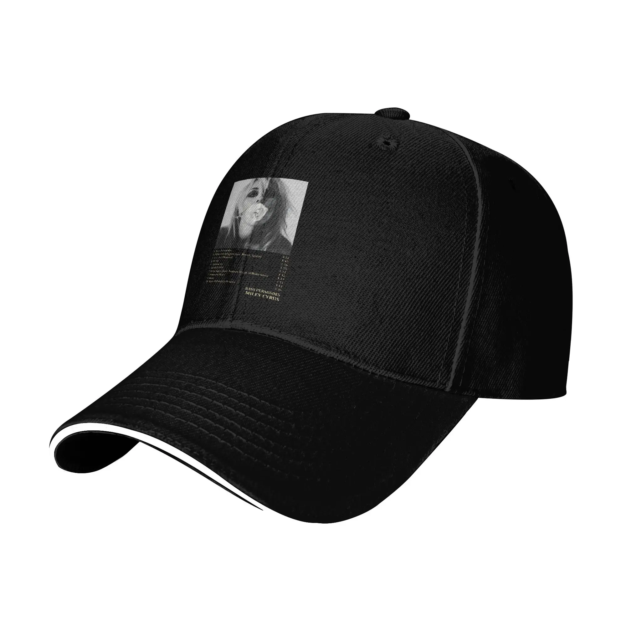 Mileys Cyruse Basse Persuades Album Baseball Caps Hip Hop  Sandwich Hat Unisex Style Adjustable Dad Hat Outdoor