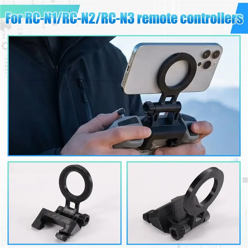 B48A Foldable Magnetic Phone Mount Adjustable Hinge Design For DJI RC-N1/RC-N2/RC-N3 Remote Control Unit Drone Accessories