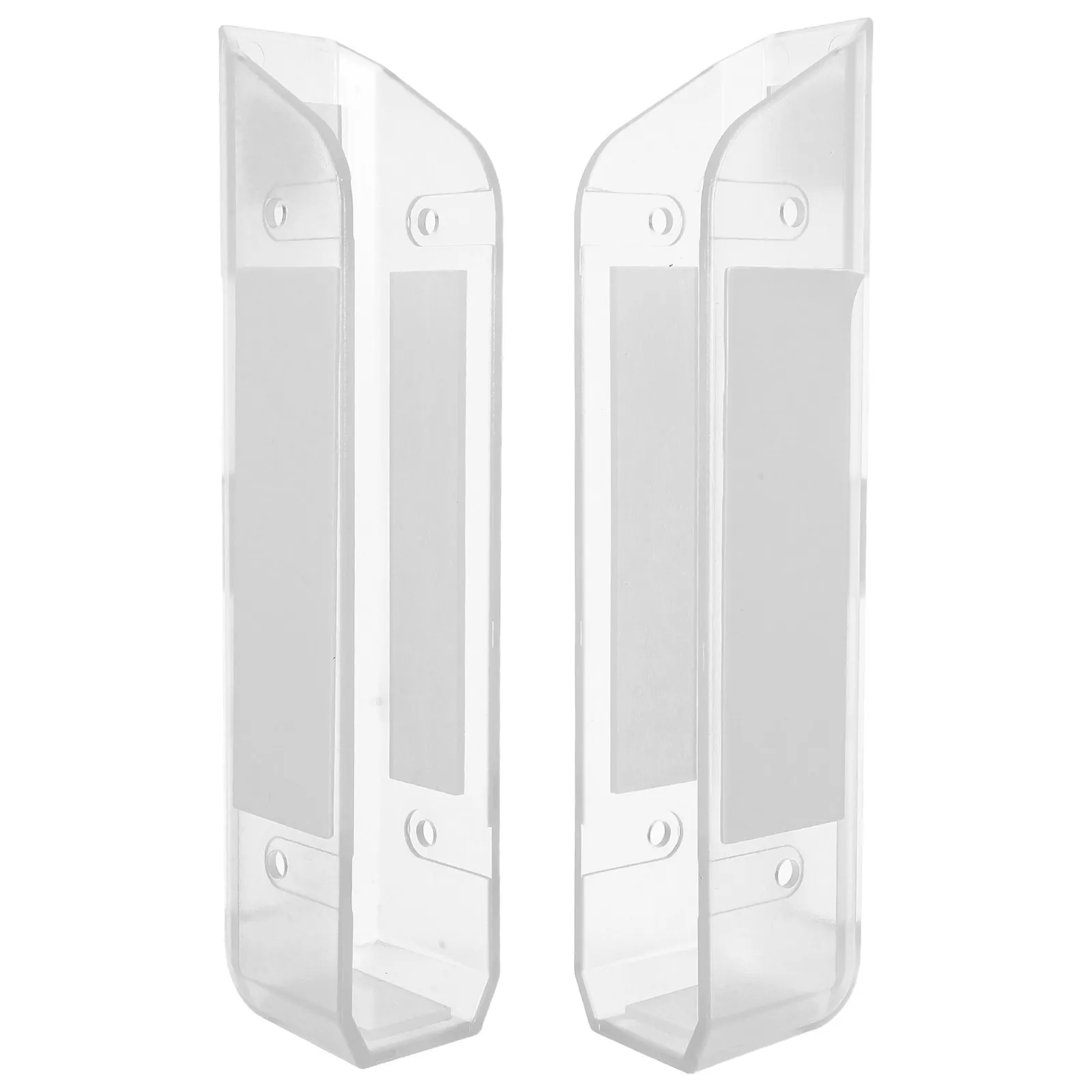 1 pair Laptop Holder Stand Desk Adjustable Ergonomic Office Halloween Christmas New Year Acrylic Wall Mounted Shelf Clear