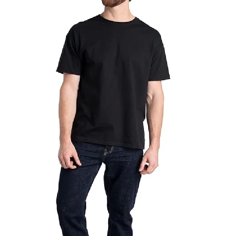 10pcs Mens Classic Crew Neck T-Shirts Soft Cotton Blend Short Sleeve Tee Machine Washable Casual Wear & Everyday Comfort image 2