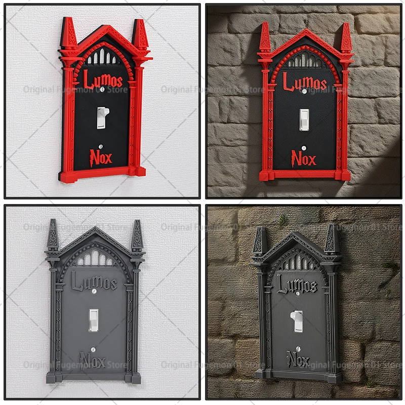 Halloween Retro Light Switch Cover Switch Board Classic Design Switch Cover Suitable for Home and Office Decoration