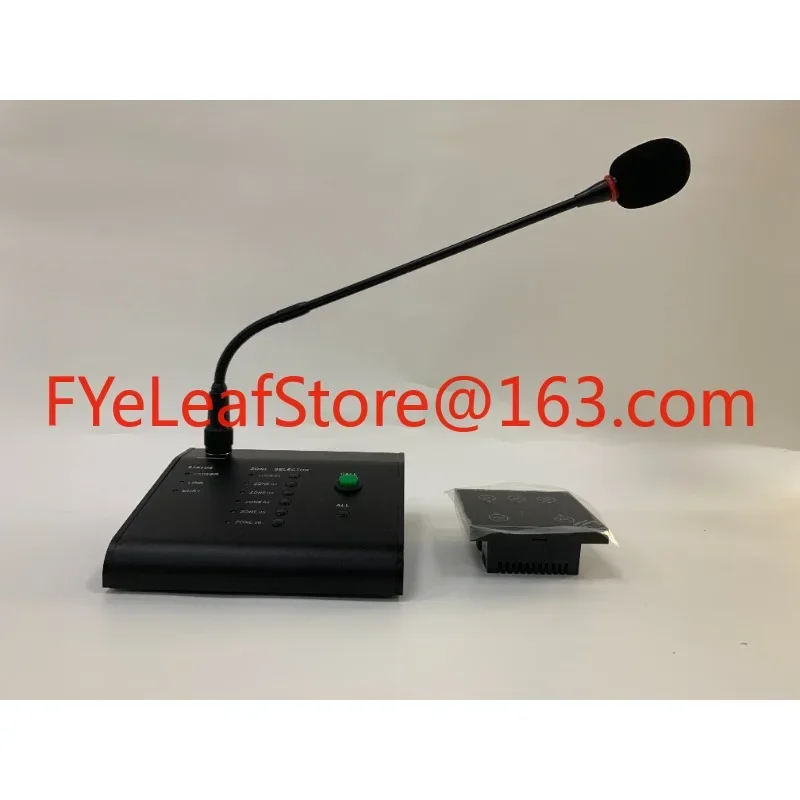 6 zone Gooseneck Microphone remote call paging microphone for matrix amplifier