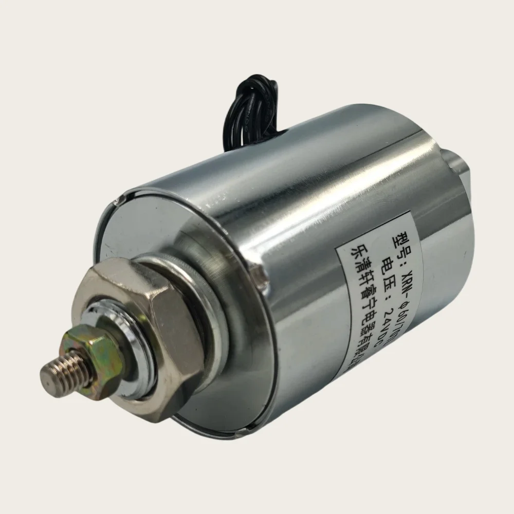 XRN-60X70TL DC Tubular Push Pull Solenoid Electromagnet High Force Linear Actuator Industrial Solenoid Coil
