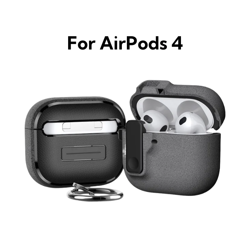

For AirPods 4 Case Automatic Switch Secure Lock Case 4 Generation New Protective Cover For Apple AirPods 4 Case with Keychain