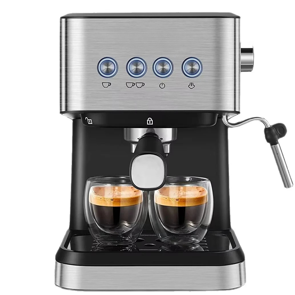 Wholesale Professional Semi-automatic Coffee Machine with Steam Milk Frother Hot Selling Coffee Machine Cappuccino Latte