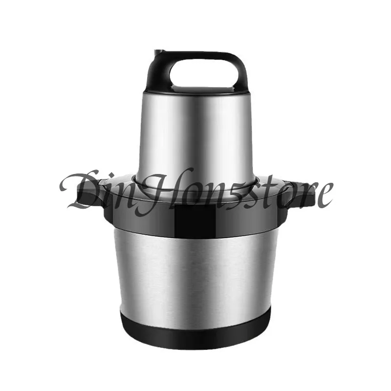 Stainless steel electric meat grinder, automatic large-capacity complementary food cooking multi-functional household meat beate