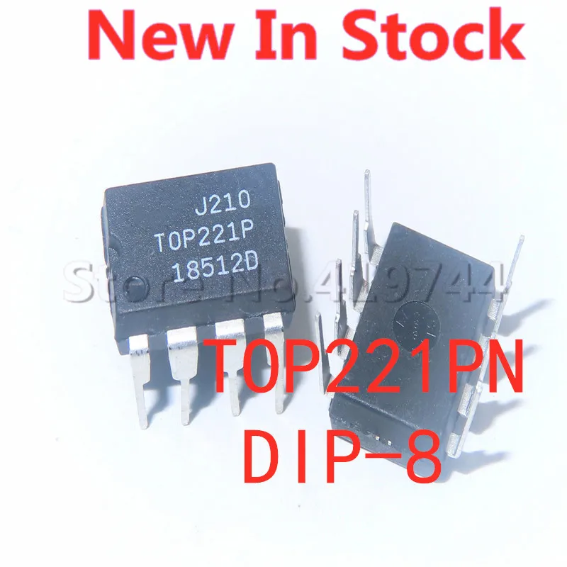 5PCS/LOT TOP221PN TOP221P DIP-8 Switching Power Management IC In Stock NEW original IC