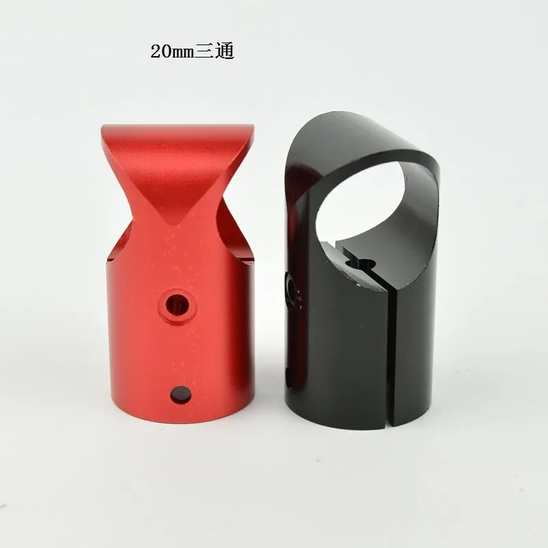 46 multi-axis tripod connection metal tee 20 to 20, for plant protection drones multi-rotor aluminum tube landing gear