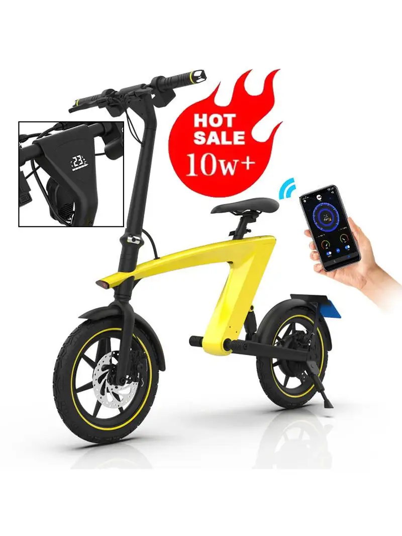 AliExpress YTYIN Ebike 250w H1 Flying Fish Mini E-bike Eu Europe Usa Warehouse Full Suspension Electric Bike Bicycle