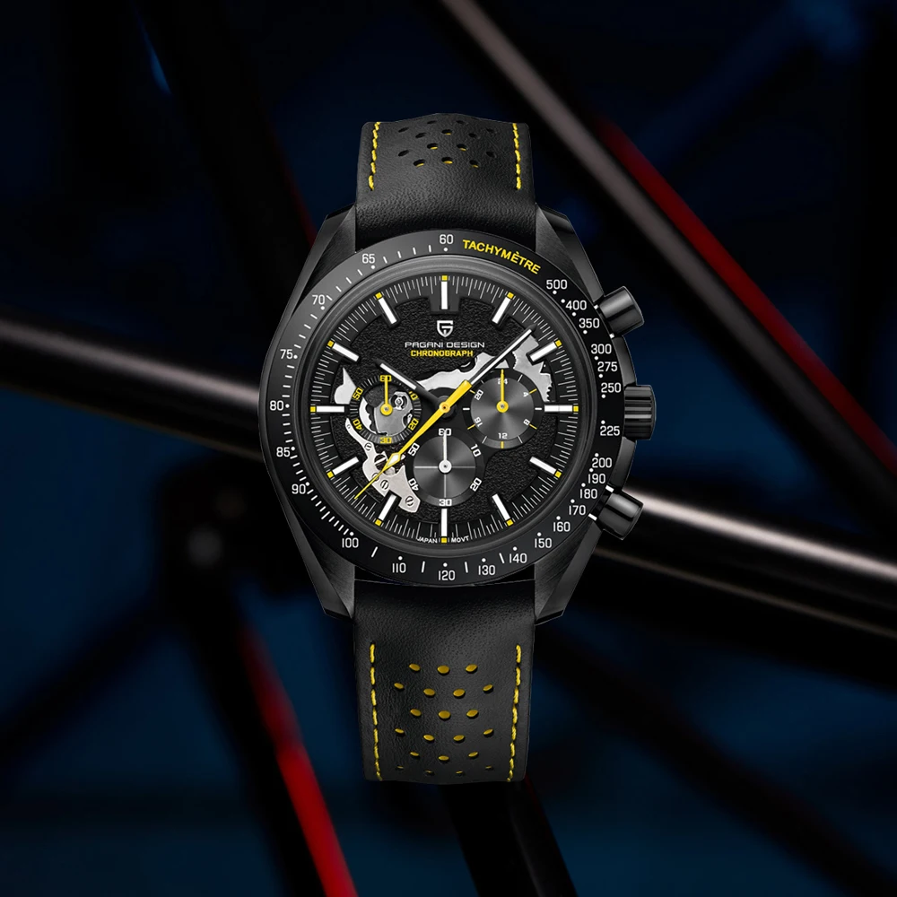 PAGANI DESIGN Men's Luxury Waterproof Chronograph Watch