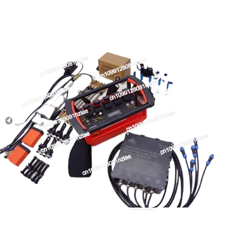 5 functions weightlifting12-24V hydraulic valve Joystick construction carry remote control