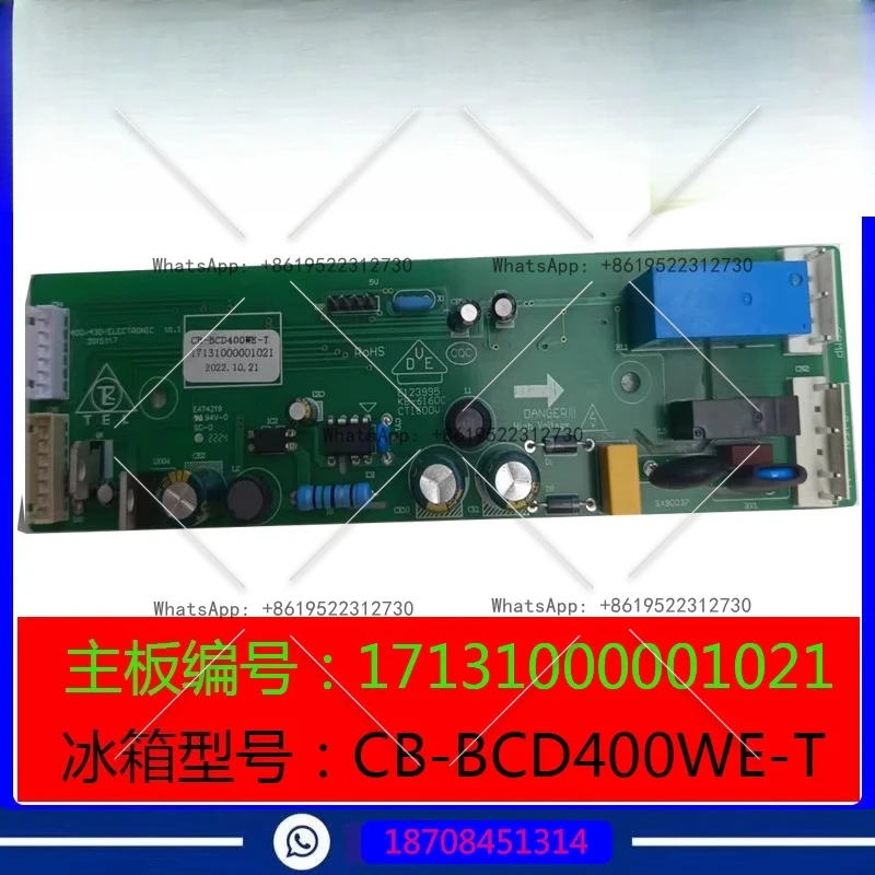 

Applicable to Midea refrigerator main board 17131000001021 computer board CTTC CB-BCD400WE-T power supply