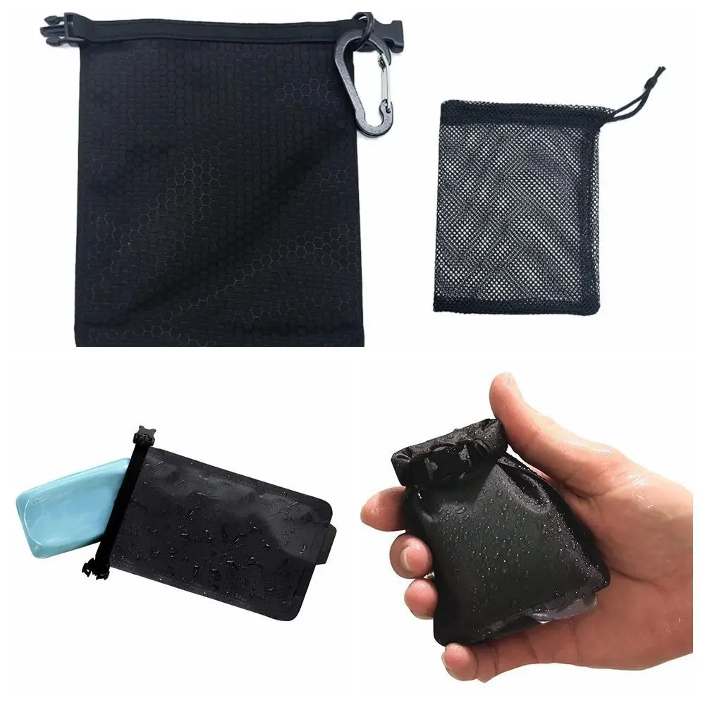 New Nylon Travel Soap Bag Quick Dry Leakproof Soap Travel Case Multifunctional Convenient to Use Soap Pouch Camping