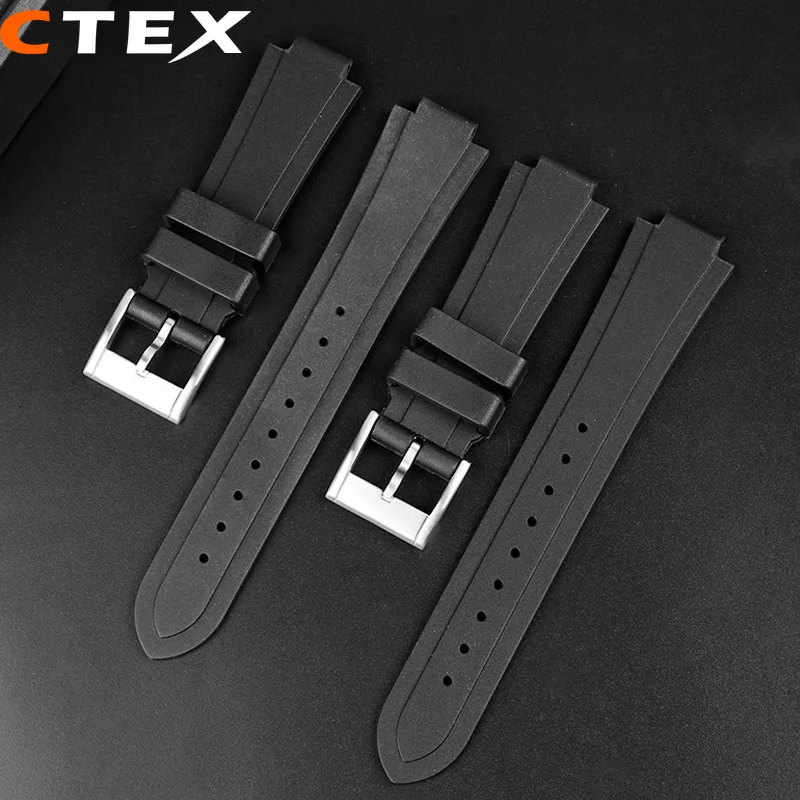 Silicone Watch Strap 22mm for Tudor North Flag Unique Series M91210n Sports Waterproof Soft Comfortable Watchband Accessories