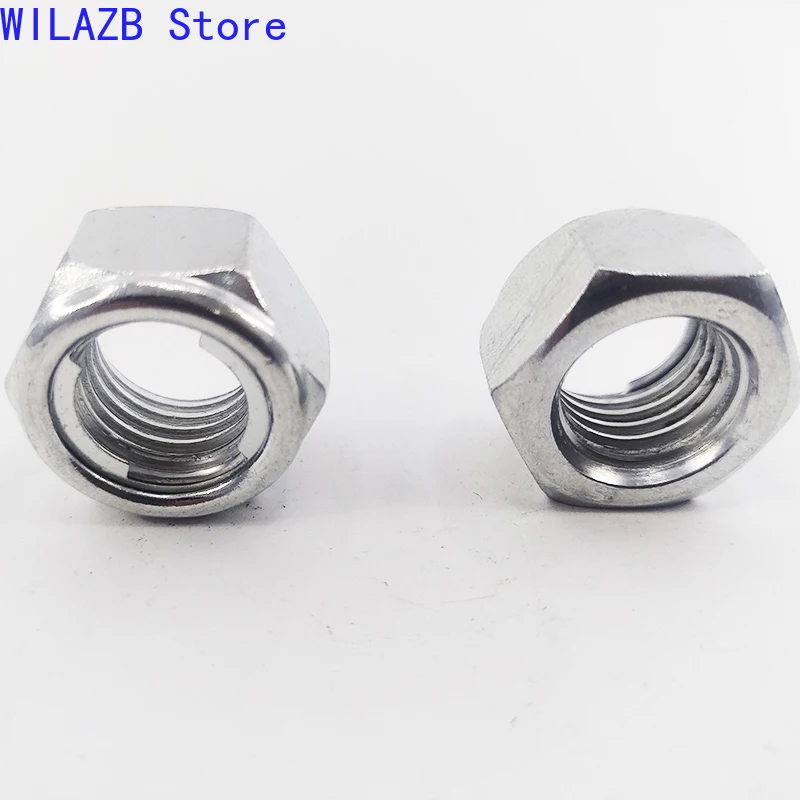 M3 M4 M5 M6 M8 M10 M12-M30 Zinc Plated All Metal Insert Hex Hexagon Self Lock Nut Locknut DIN980 GB6184