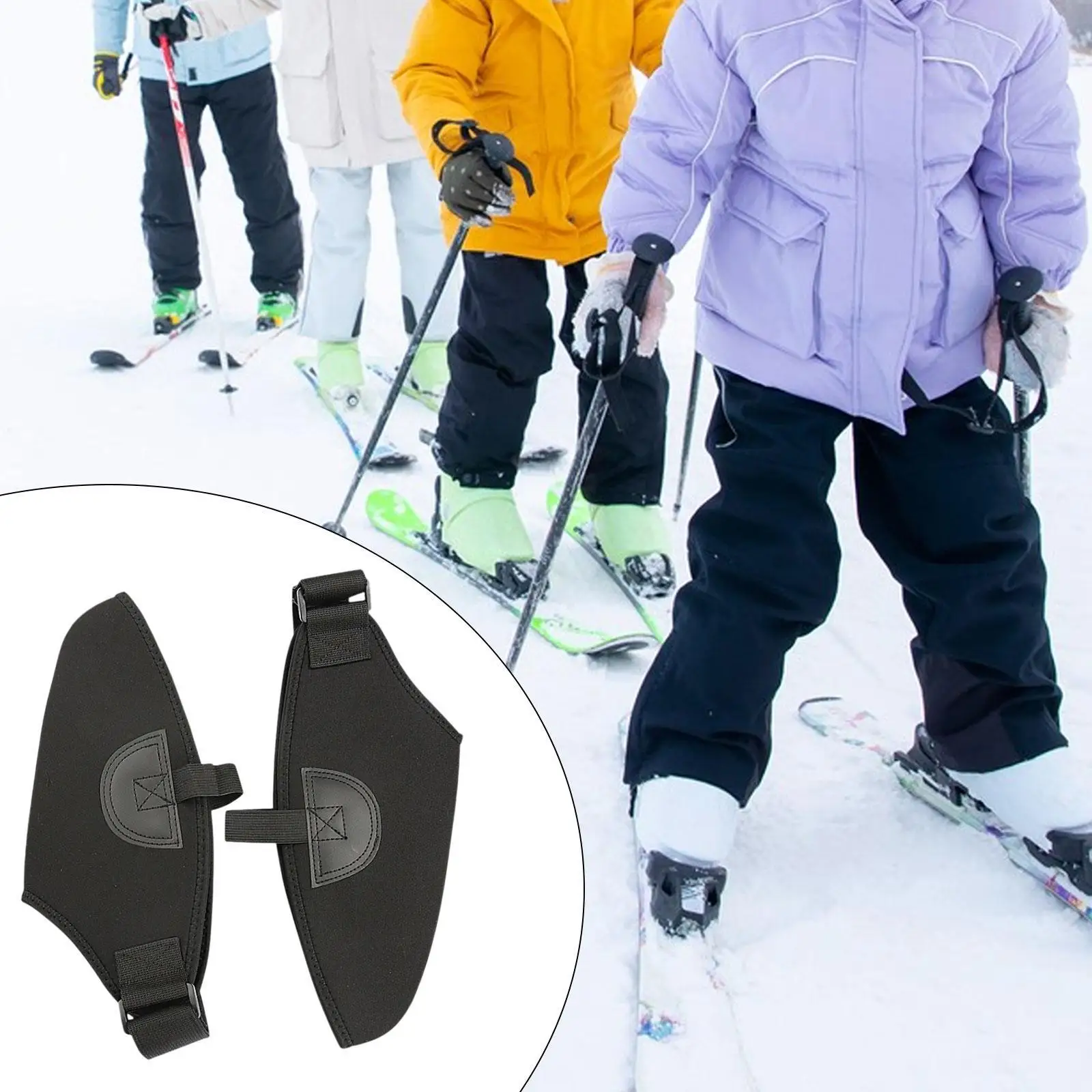 

1 Pair Ski Boot Covers Protector for Adults Windproof Snowboard Shoe Covers