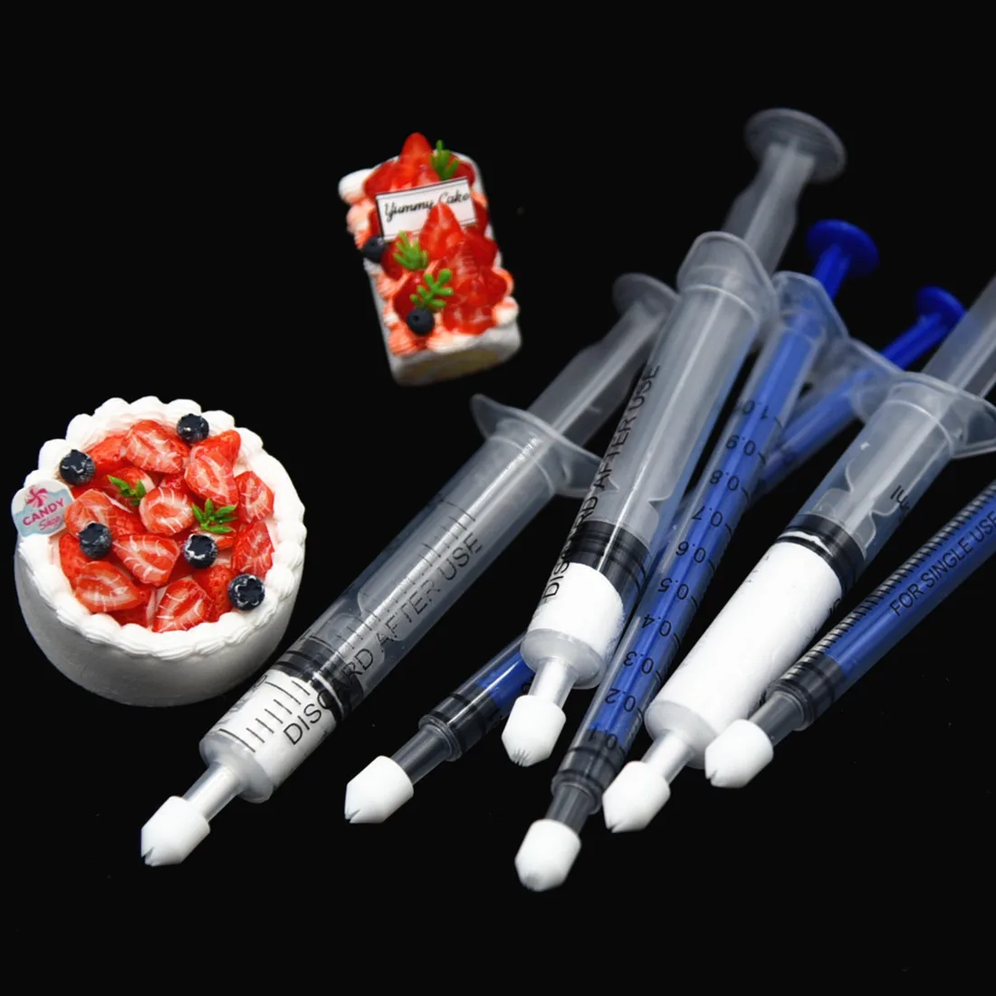 

Mini Nozzle For Pottery Clay Dessert Food toy DIY Miniature Cake Piping Tip tools