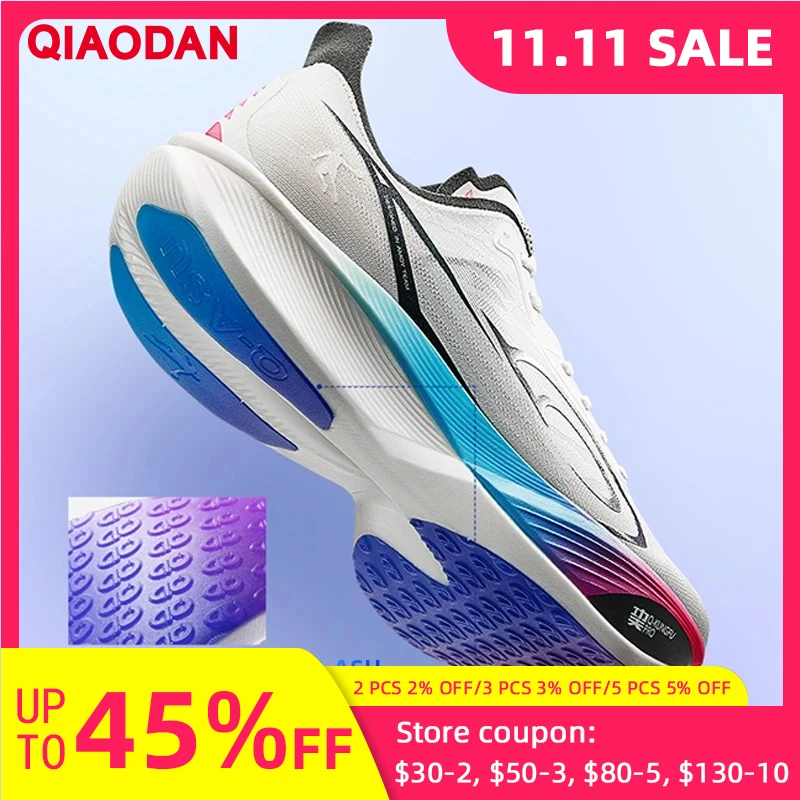 

QIAODAN Feiying PB3 Enhanced Edition Кроссовки 2025 Мужские профессиональные марафонские кроссовки из карбоновой пластины QDB023251299T