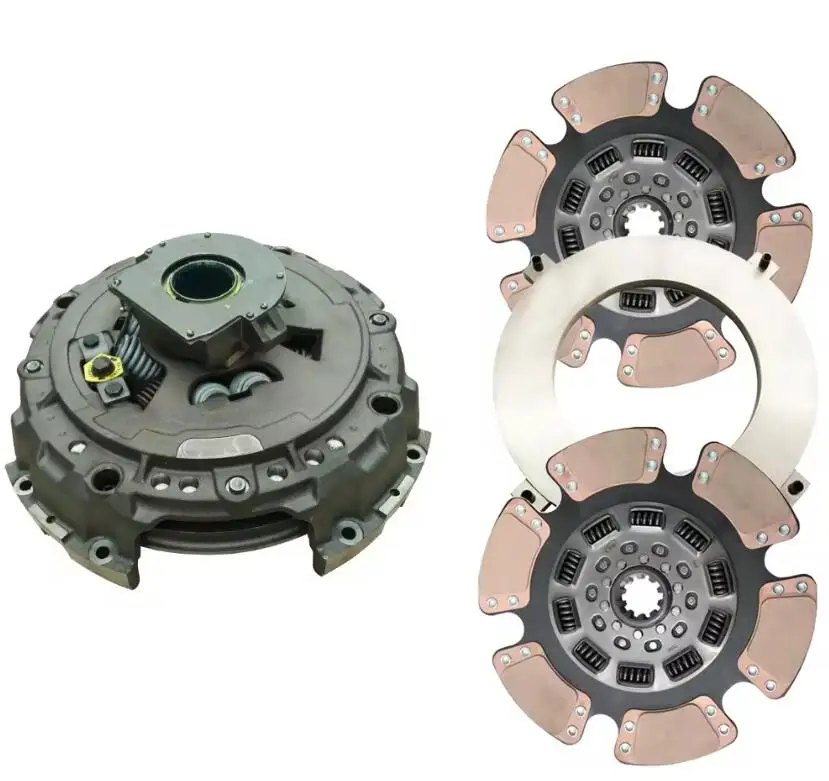 

208925 15 1/2" Manual Adjustment Double Clutch Disc 380mm Clutch Kit For American Heavy Truck MACK EATON