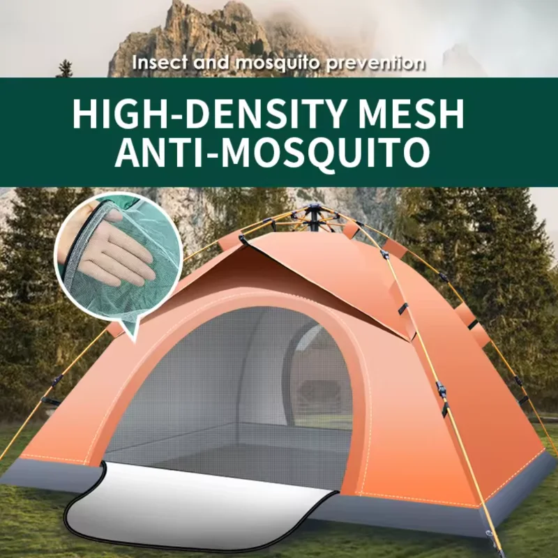 e Outdoor Camping Tents Portable Folding Fully Automatic Quick Opening Beach Tent Waterproof Feature Rain Sun Protectioncustom
