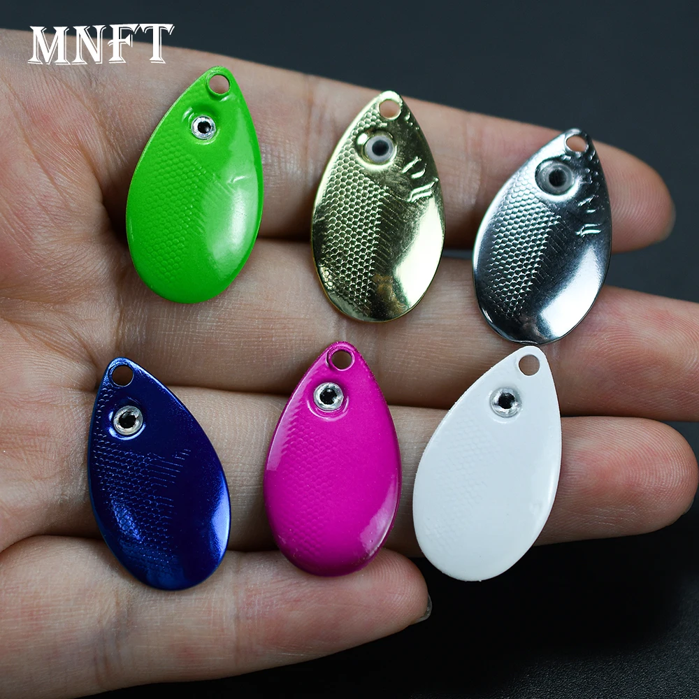 Fishing Lure Blade Bait - 42Pcs Colorful Metal Fishing Spoon Blade