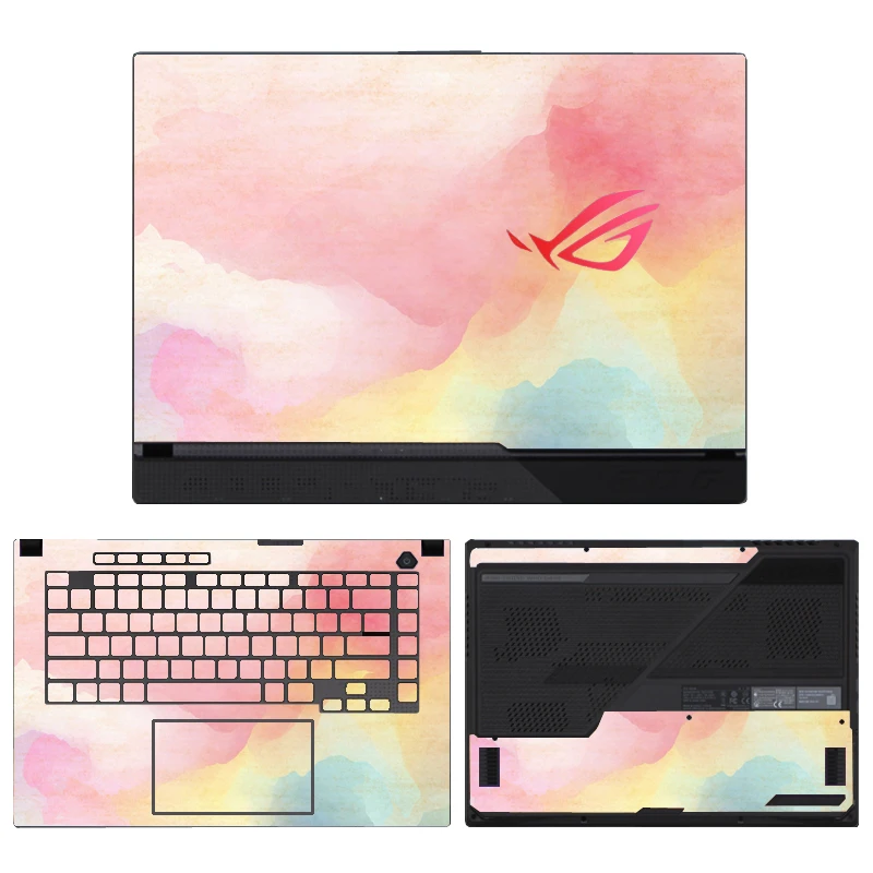 Imagem -04 - Pele do Portátil para Asus Rog Strix G15 G513q G513ic G513rm Adesivos de Vinil para Asus Rog Strix G713q G713rm G713p G733p Filme Personalizado
