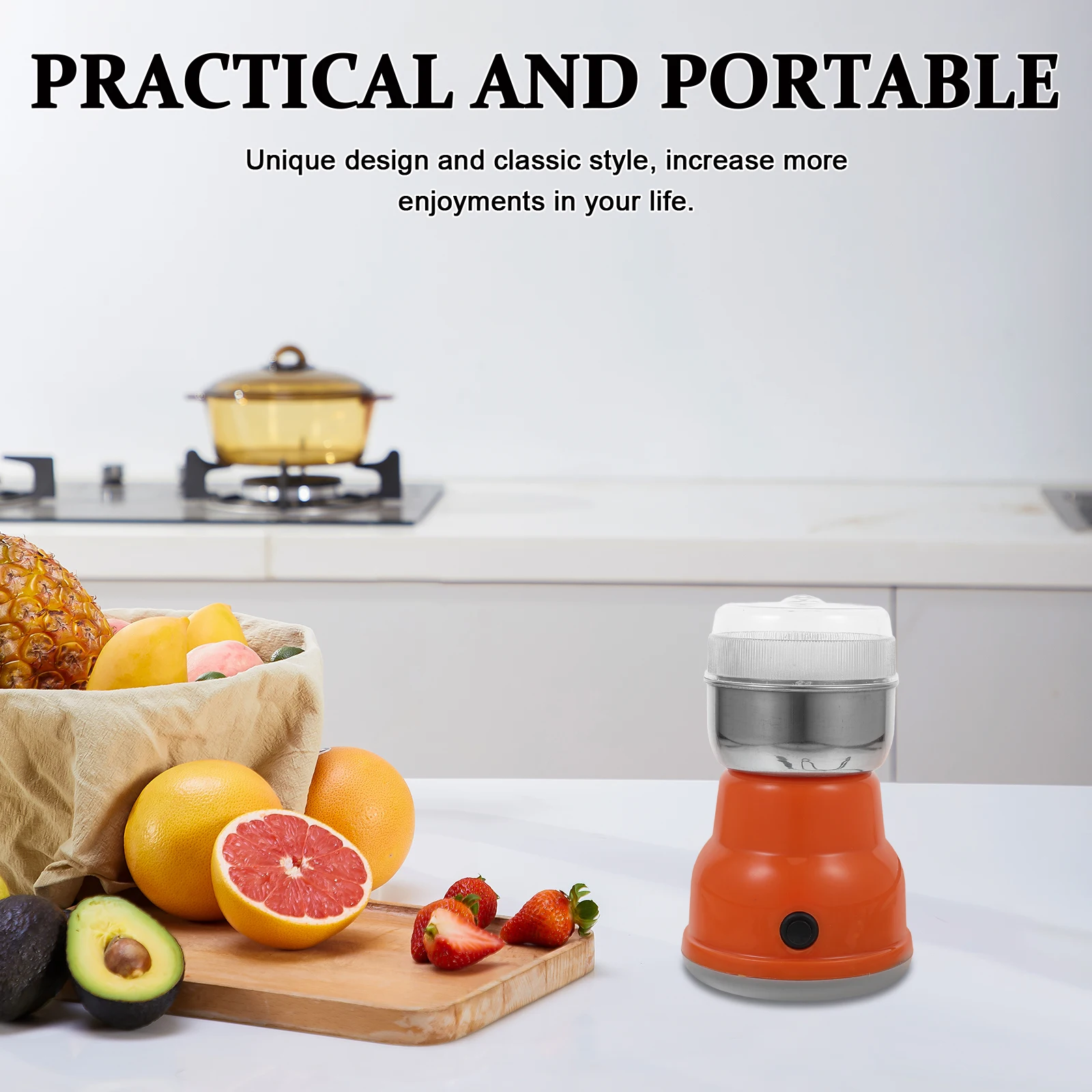 

Coffee Grinder Electric Bean Milling Machine Household Automatic Grain Home Easy Clean Gifts Coffee Lovers Manual