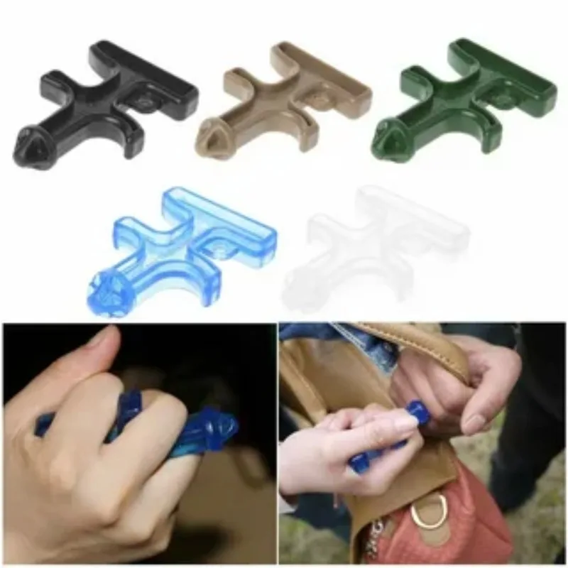 Self Defense Stinger Weapons Defensa Personal Keychain Black Mini Nylon Plastic Steel Drill Survival Tool Kit for Women Men