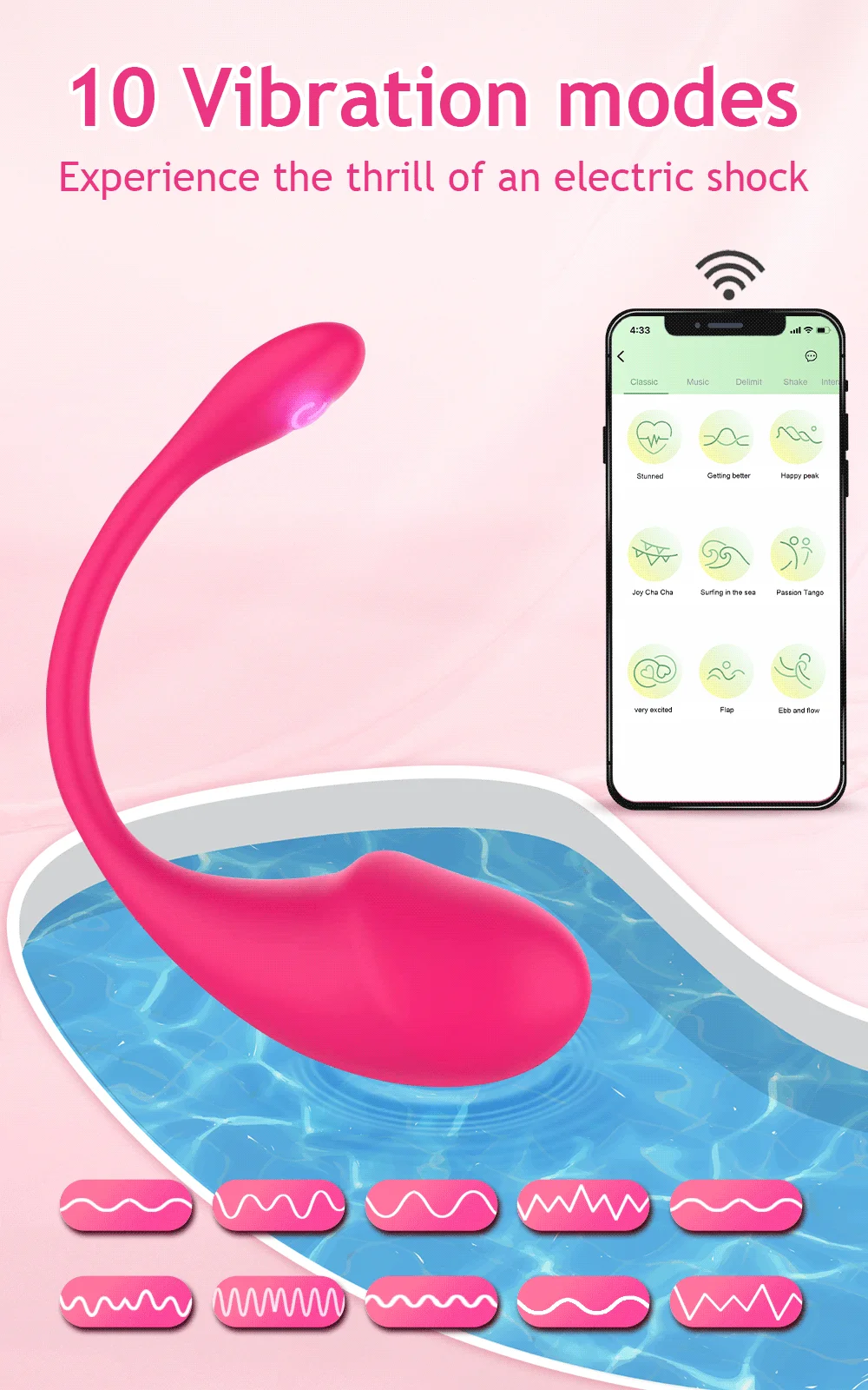 Wireless APP Control Female G-spot Vibrator Remote Control Underwear Wearable Vibrating Egg Massager Dildo Adult Sex Toy