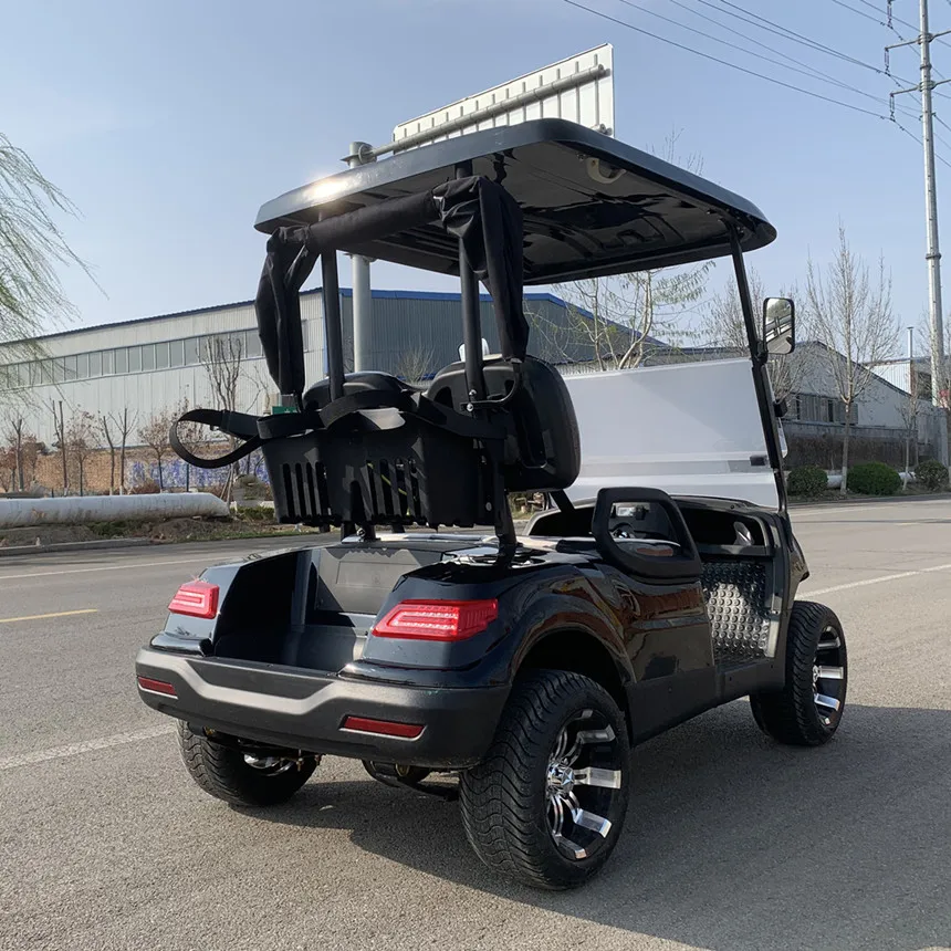 The World’s First Model In 2024 Lithium Battery Powered 72V Electric Car Street Legal Golf Cart  Design  Upholstered Seat