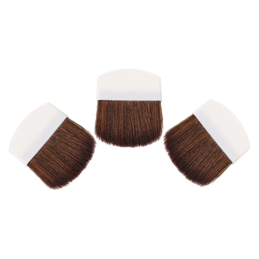 

3 Pcs Makeup Brush Blush for Cheeks Facial Brushes Girl Horse Hair Eyeshadow Sponge Applicator Miss