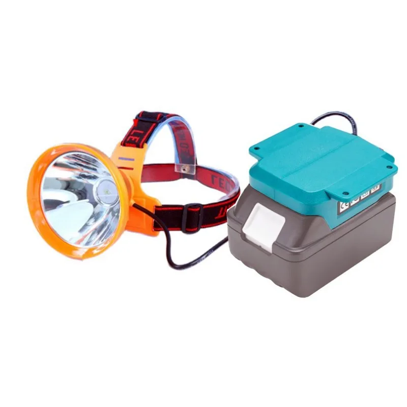 Head Mounted Strong Light Headlight Suitable for Outdoor Long-range Ultra Bright LED for MuTian 18V Lithium Battery