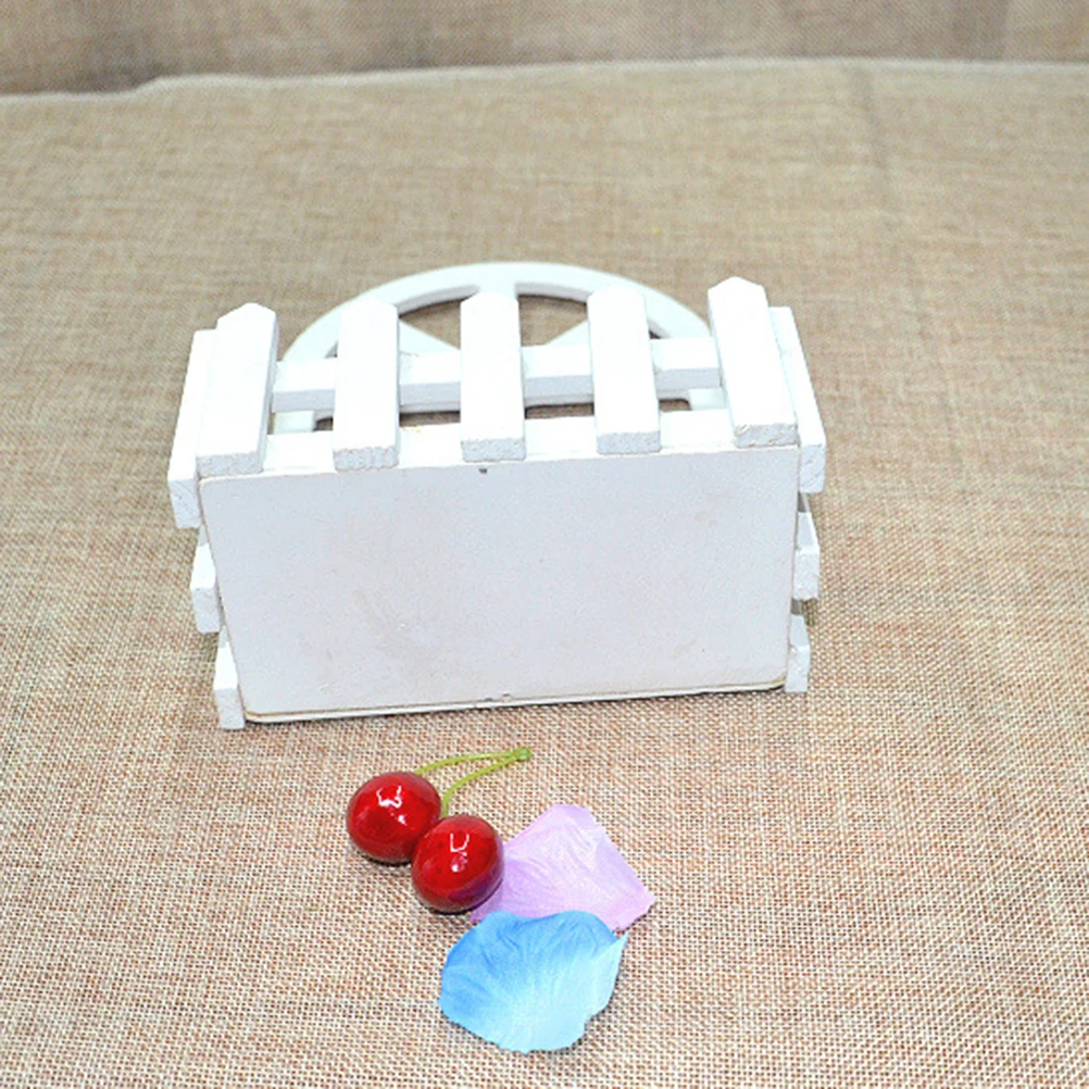 

Retro Wooden Flower Basket Wall Hanging Decor Three-Dimensional Pendant Planter Vintage Style Holder For Succulents Air