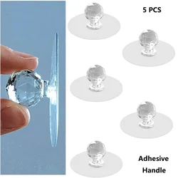 Stick-on Handles Self-adhesive Handle Sliding Door Knobs Cabinet Handle for Drawer Closet Glass Door Push Pull Helper