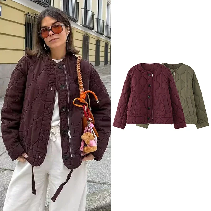 

2025 New Jackets Autumn Women's Coats Fashion Retro Loose Street Warm Women's Jackets Chic Joker Youth Autumn Coats