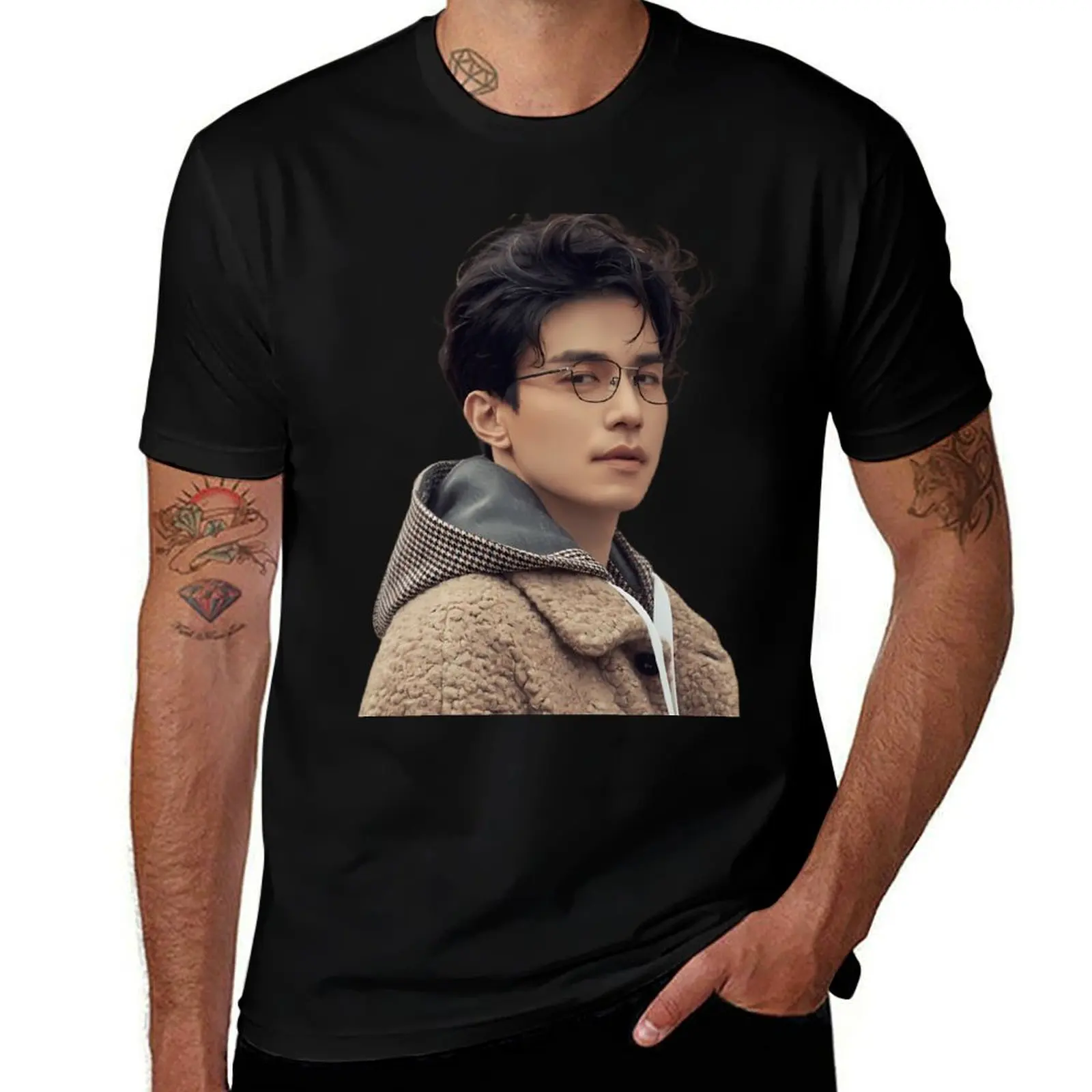 Lee Dong Wook - V30 T-Shirt Running Gym Short Sleeve Sports Tee