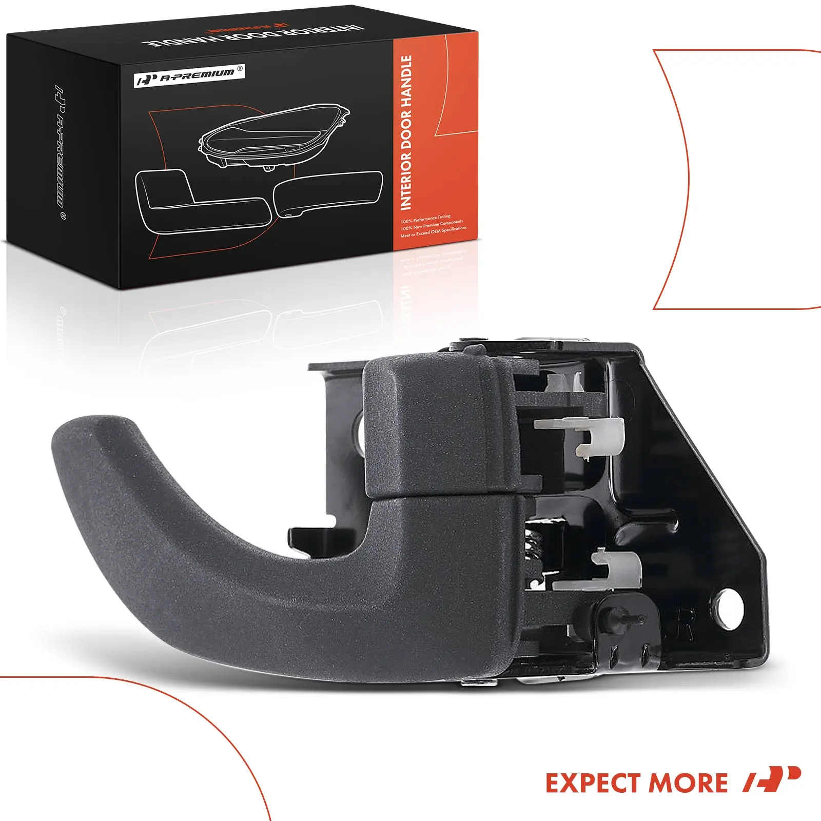 A-Premium Rear Passenger Side Chrome Interior Door Handle for Hyundai Santa Fe 2001-2003