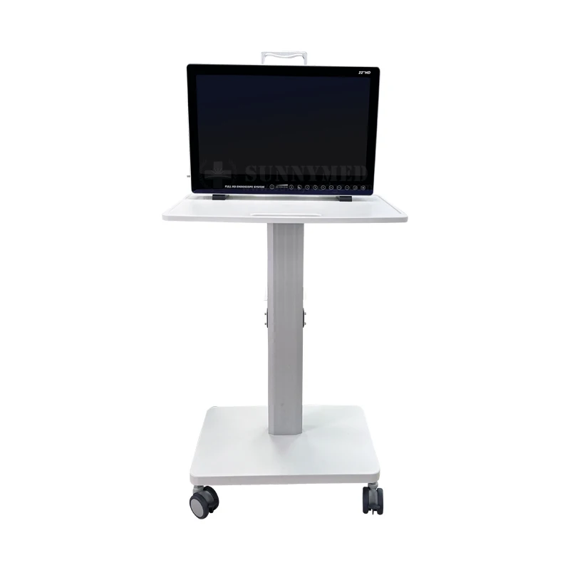 SY-POC-2T Work Table Medical Furniture Doctor Digital Mobile Hospital Nursing Stainless Steel endoscope Medical Cart