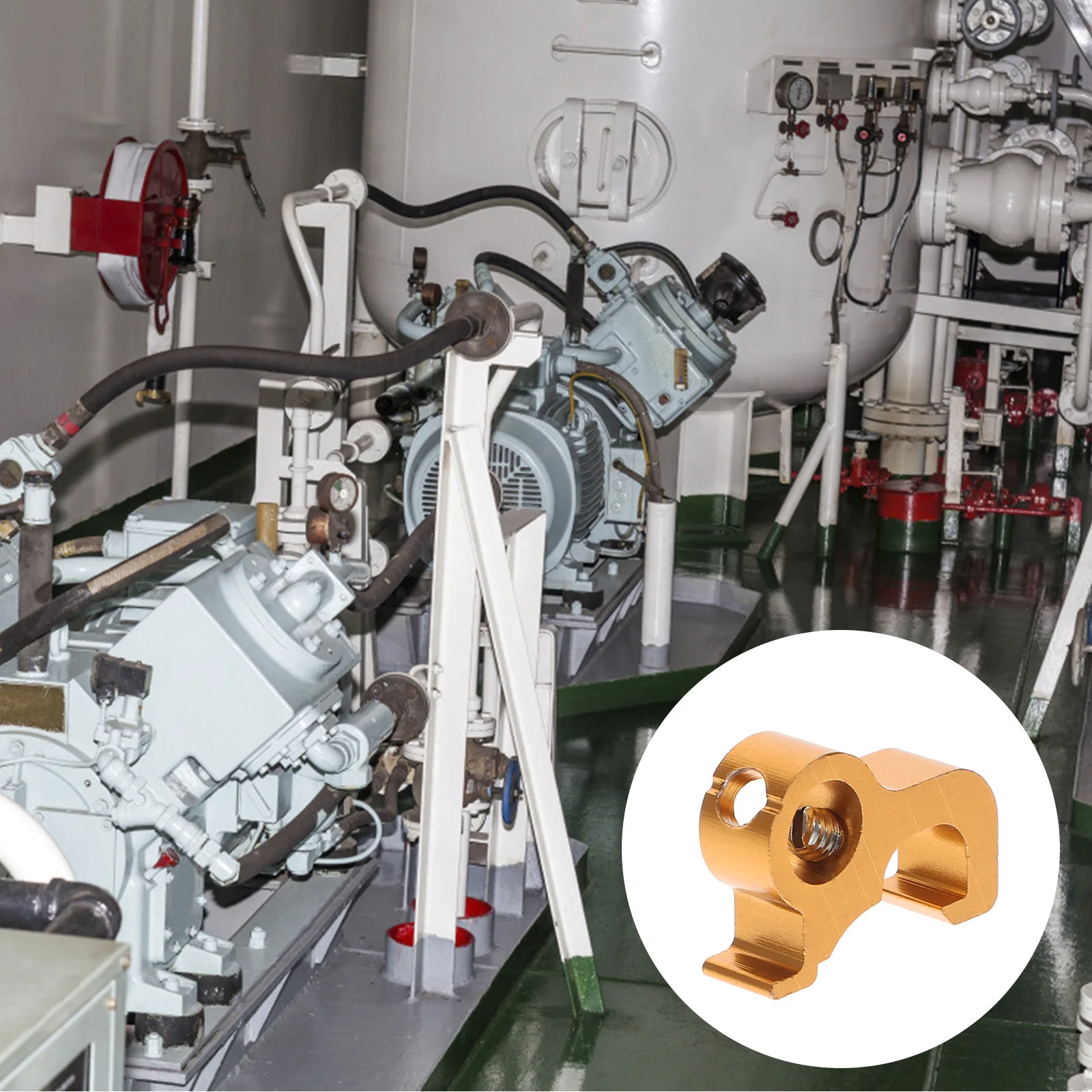 

Circuit Breaker Lockout Buckle Aluminum Alloy Small Lockout Device for Single Locking Safety Pin Industrial Grade