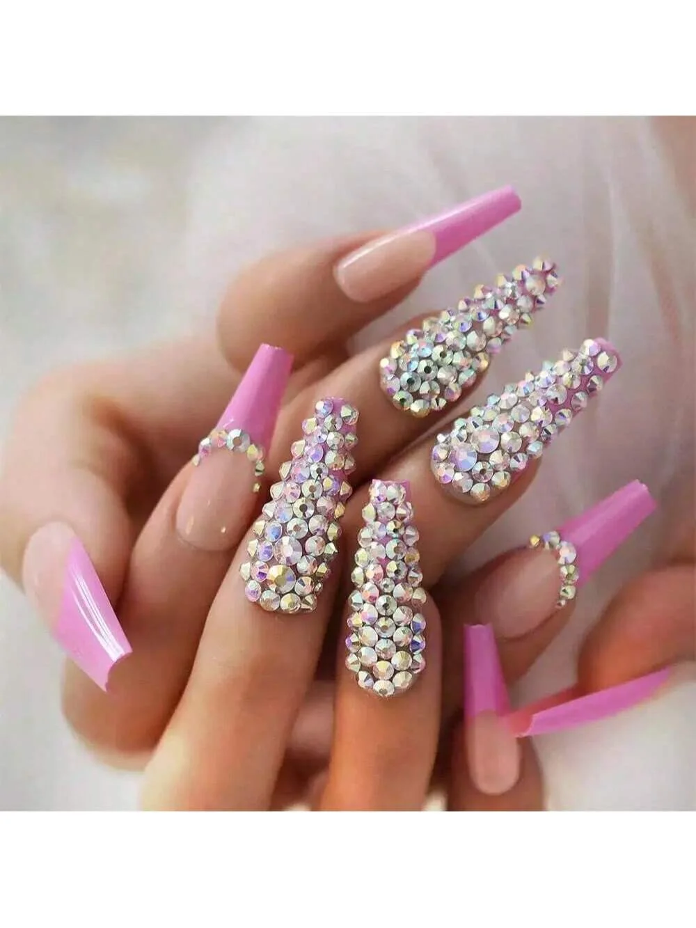 صندوق تخزين شبكي 3 مم 24 من الراتنج الملون بحجر الراين المسطح مناسب لتزيين فن الأظافر والملابس والأكواب بنفسك #4