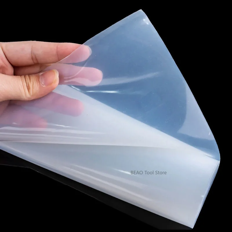 Silicone rubber sheet Transparent custom processed seal shock-absorbing pad board silicone mat 50 100 200~1000mm
