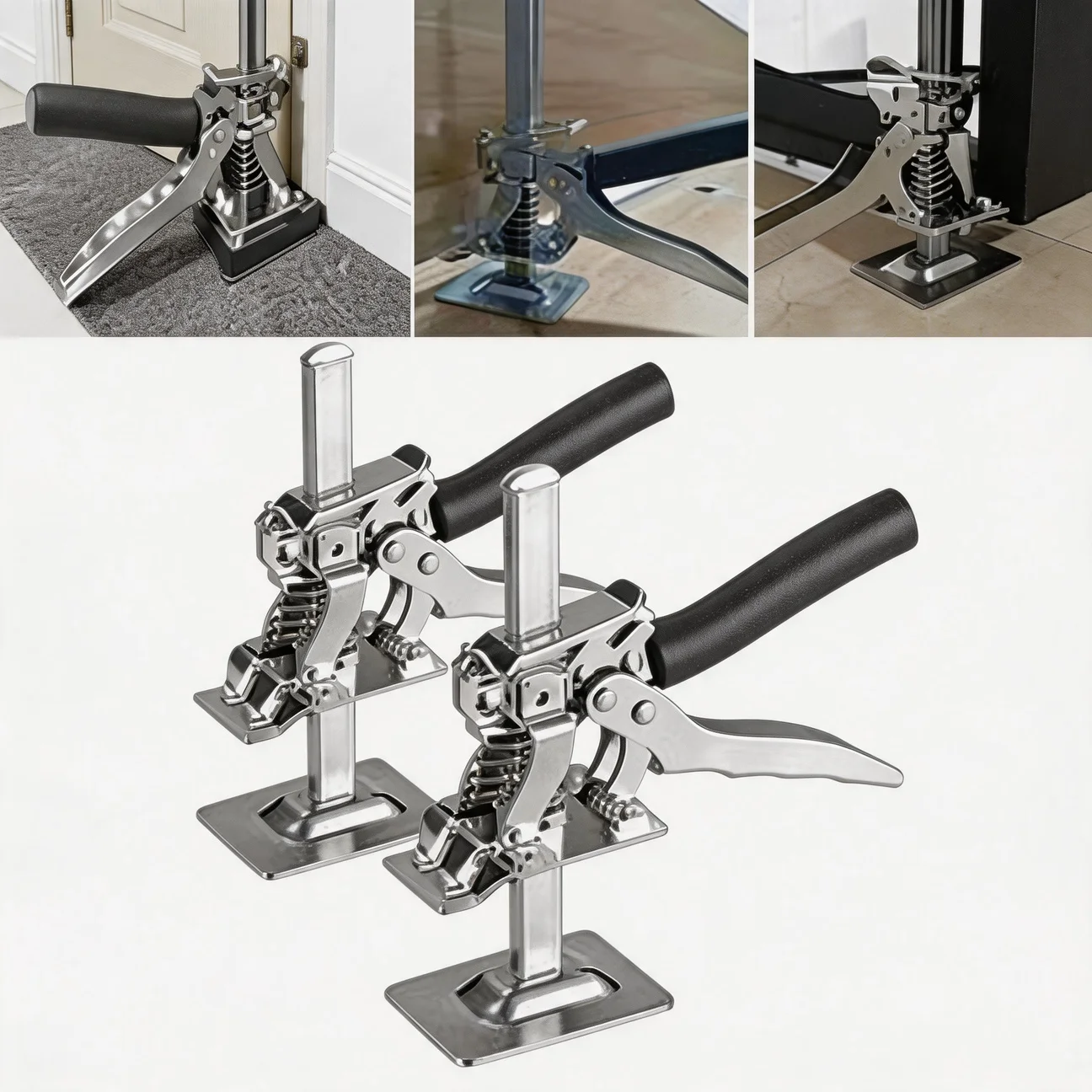 Labor-Saving Arm Jack Door Panel Drywall Lifting Lifting Tool Cabinet Board Lifter Tile Height Adjuster Hand Elevator Tools
