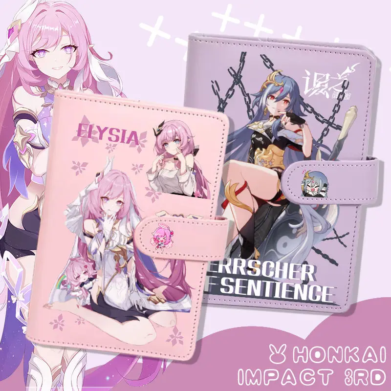 

Аниме-игра Honkai Impact 3 Cos Elysia Броня Фу Хуа унисекс 2024, новинка 19x12 см, милая книга с принтом в виде отрывных листов, ошибка, подарок