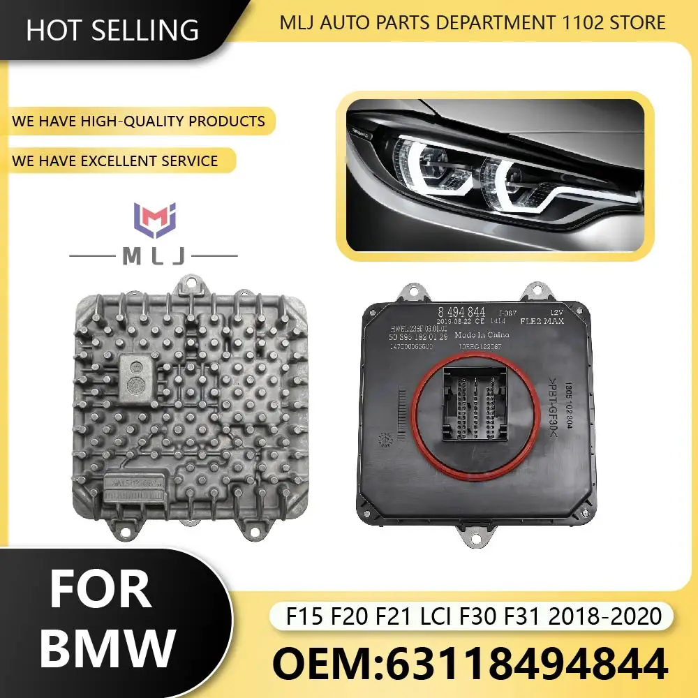 63118494844 8494844 Headlight Control Unit Light Module LED DRL Headlight Ballast For BMW F15 F20 F21 LCI F30 F31 63117457875