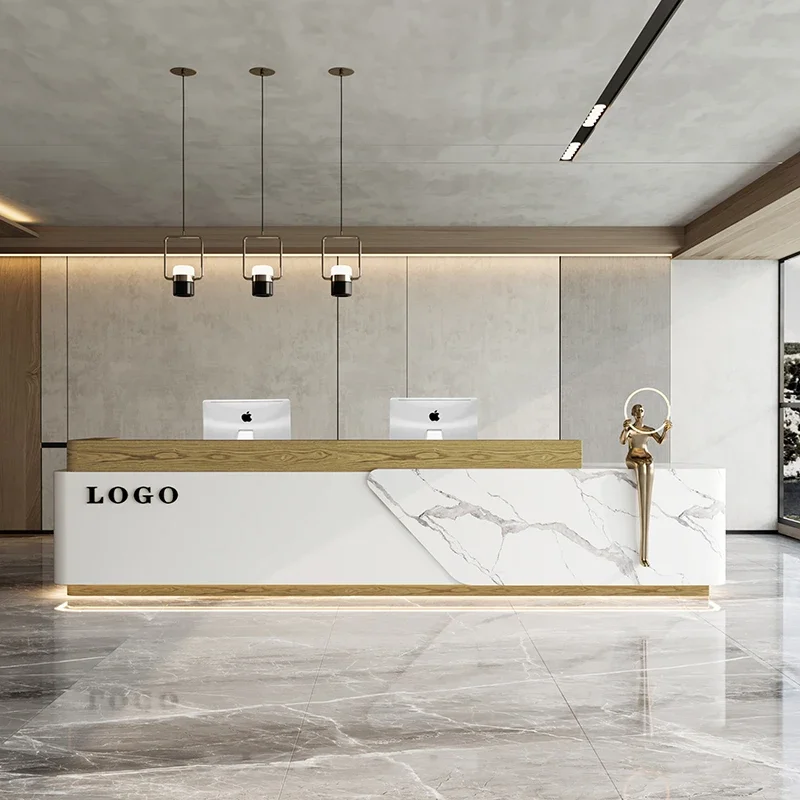 Aesthetic Modern Reception Desk Hallway Table Coffee Counter Cash Register Reception Bellezza European Masa Unique Furniture