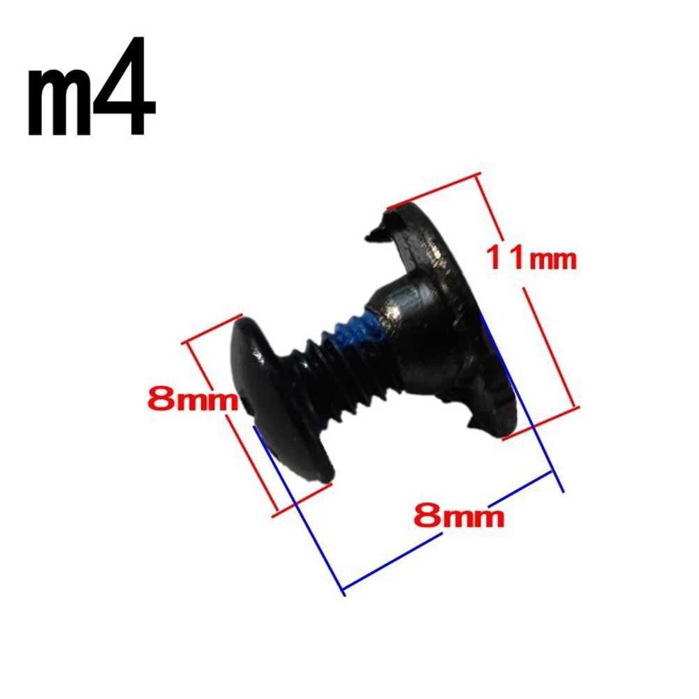 Fixing Screws Screws High Quality Thread Quick Repair Roller Screw Screws Skates 50x Black Brand New Buckle