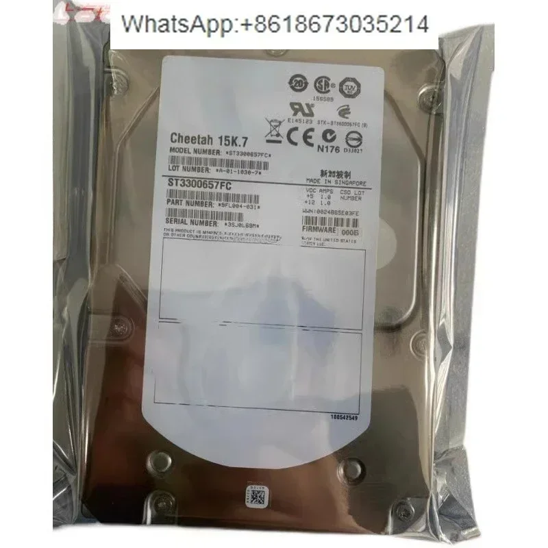 

15K.7 300GB 15K RPM 3.5" SAS Hard Drive ST3300657FC